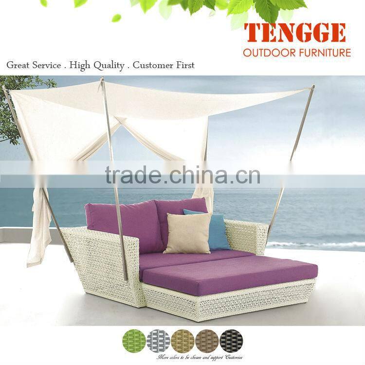 Wicker adult day beds patio furniture