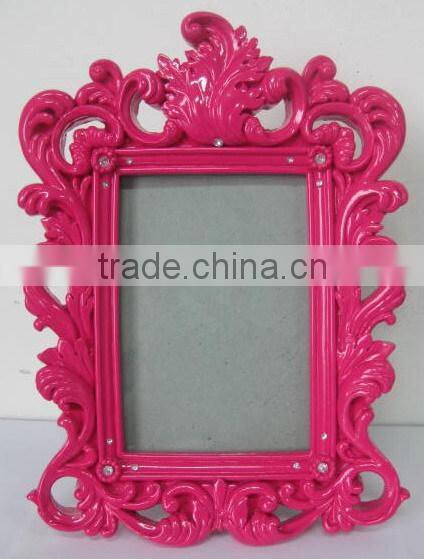 2014 newest beautiful resin photo frame