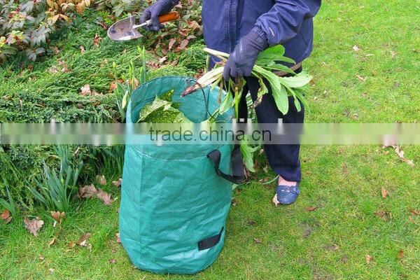 High Quality Reusable Small Green Garden Bag,Leaf Bag