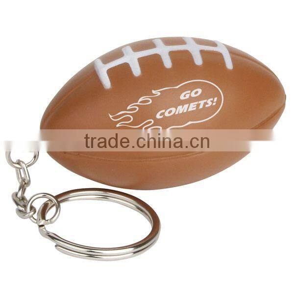 PU stress ball keychain