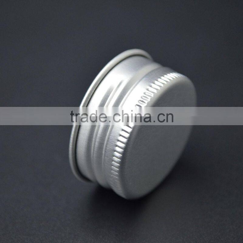 Factory price wholesale screw cap grey aluminum cap
