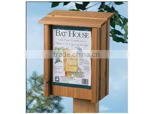 Cheap Outdoor Decorative Stand Mailbox Design Wooden Bat House