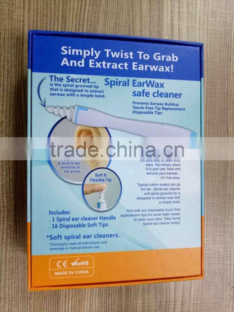 Best-selling Soft Earwax Cleaner, Wholesale Gentle Spiral Earwax Cleaner, Cheap Ear Cleaner