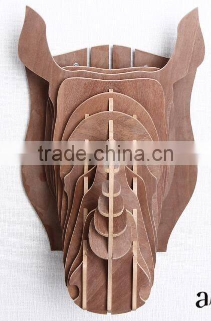 2017 Hot Sale Modern European decorative style fashion zebra head wall decorations