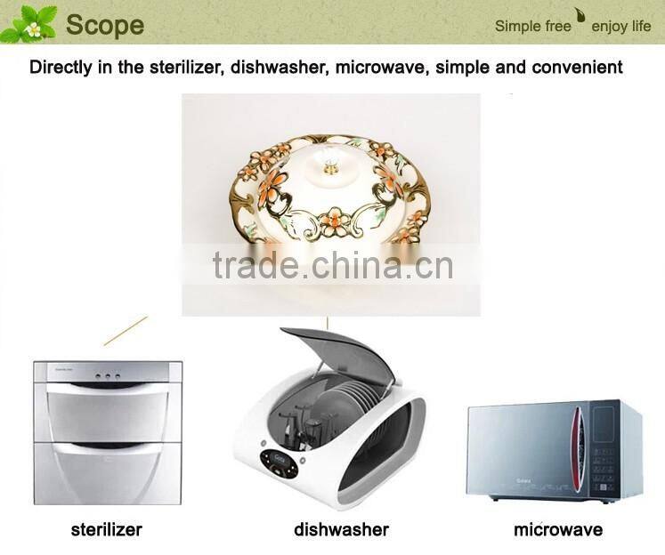 New style ceramic dinnerware /European fruit bowl with lid