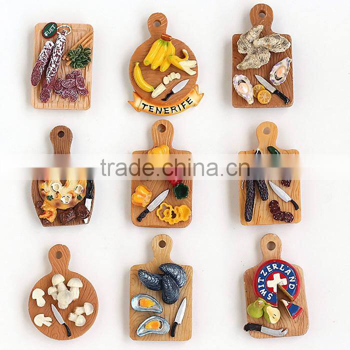 3D Custom Cutting Board Fridge Magnet for home decor