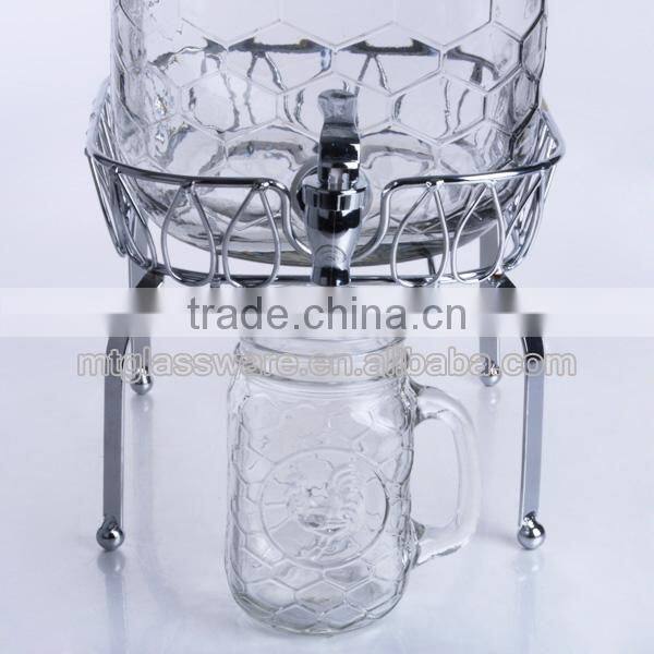 2015 new design rooster design cheap price of beverage dispenser with spigot