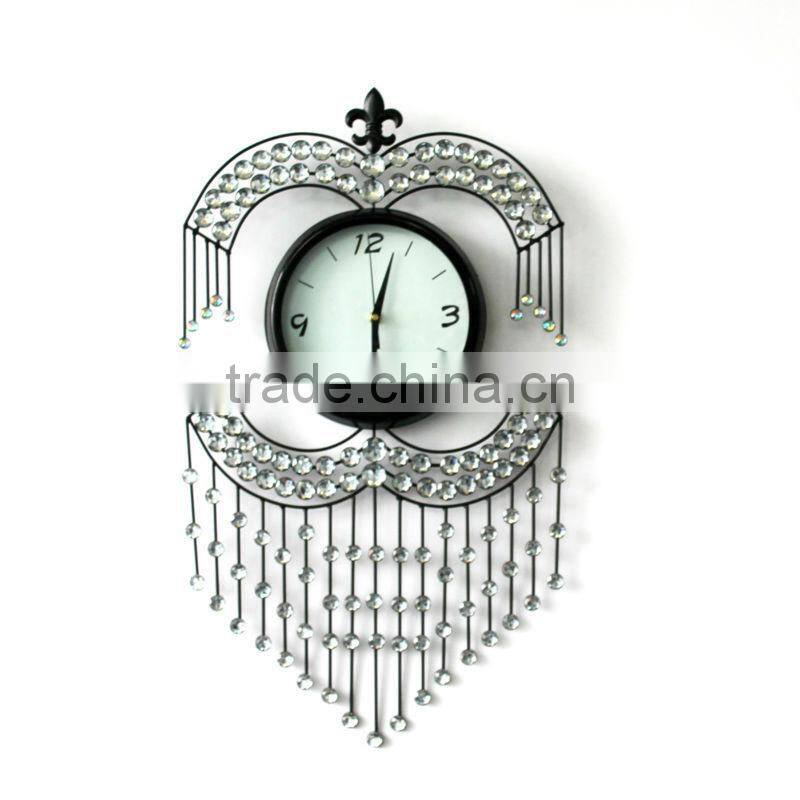 Large wall art clocks/metal artistic wall clock