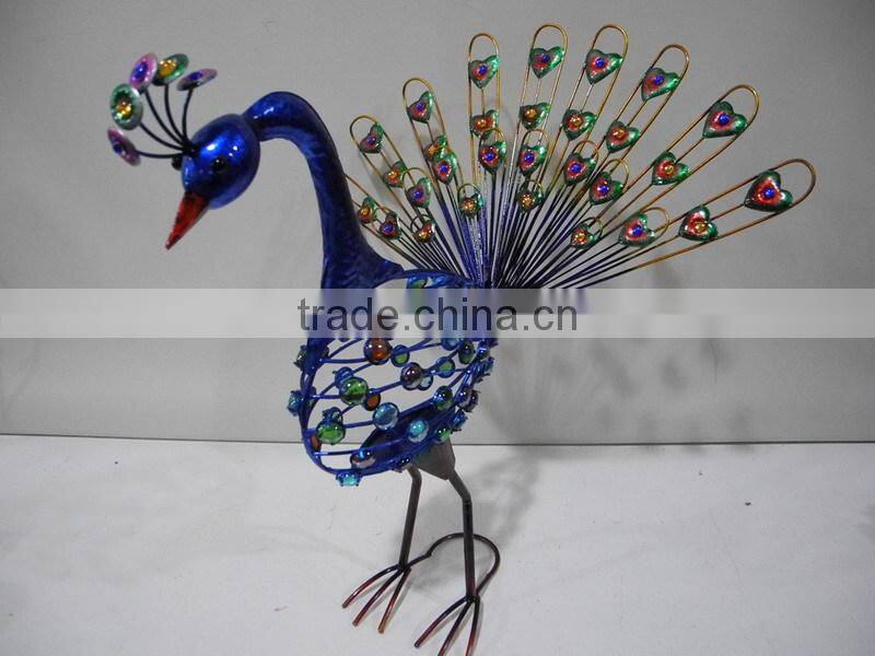special metal peacock decoration for stores
