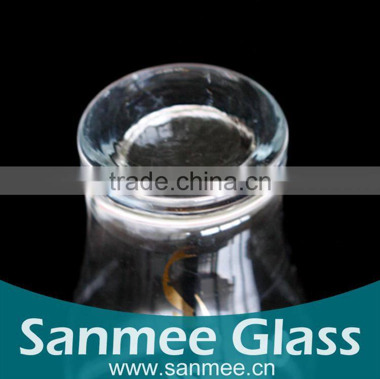 Customized Decal Design 10 Oz Drinking Glass Cup