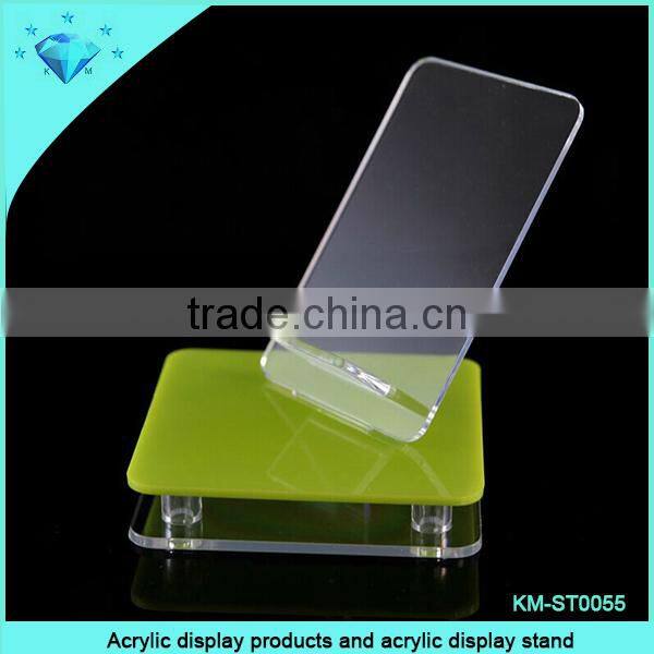 Acrylic cellphone display holder with safe system