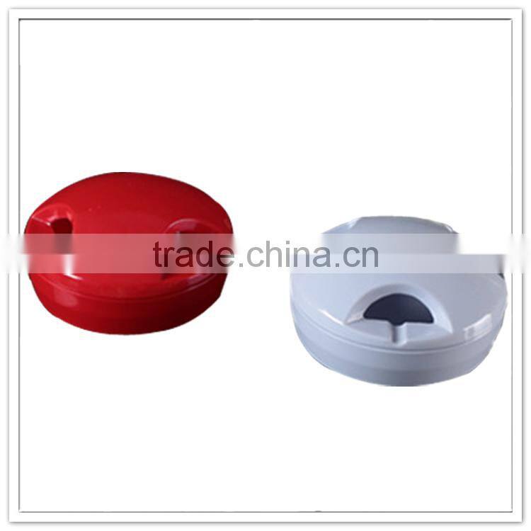 10*10cm Roff lid shape melamine smoke ashtray, OEM logo printed custom cigar ashtray