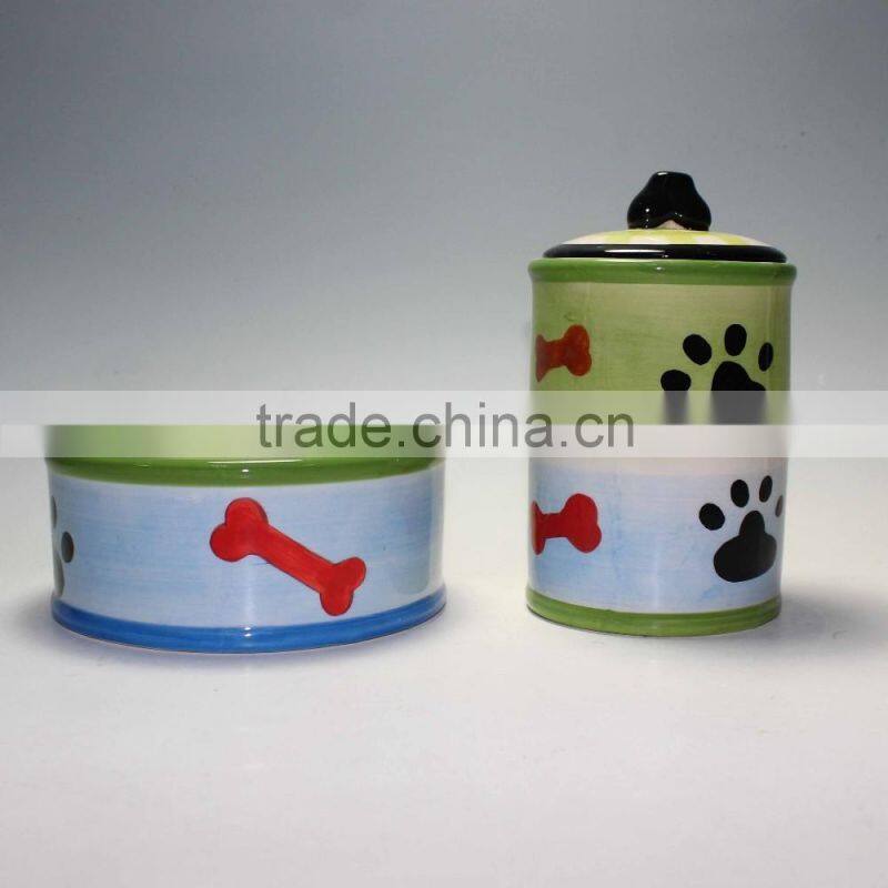 Harmony Good Dog Ceramic Dog Bowl