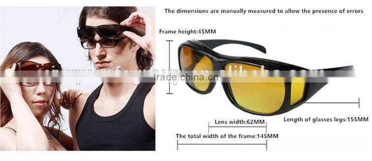 As seen on TV HD Night Vision Wraparounds Sunglasses Fit Over Your Prescription Glasses