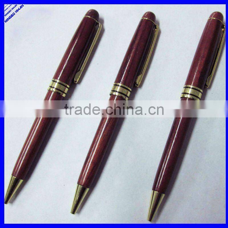 2 color twist high quality popular wood pens