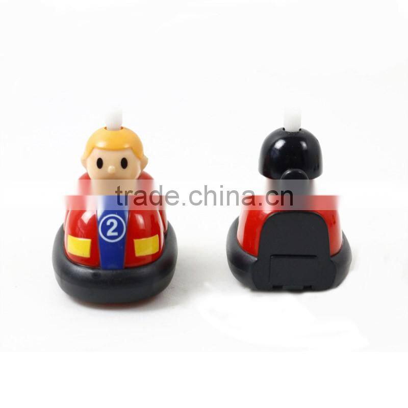 OEM Custom Kids Mini Plastic Pull Back Bumper Car Toys 2016