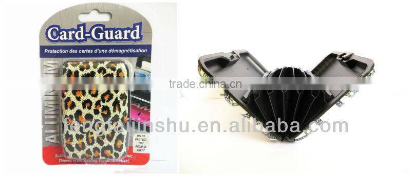 pattern design Aluminium Credit Card Holder Aluminum wallet