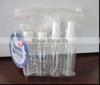 4pcs 50ml PET travel bottles set/cosmetic bottle
