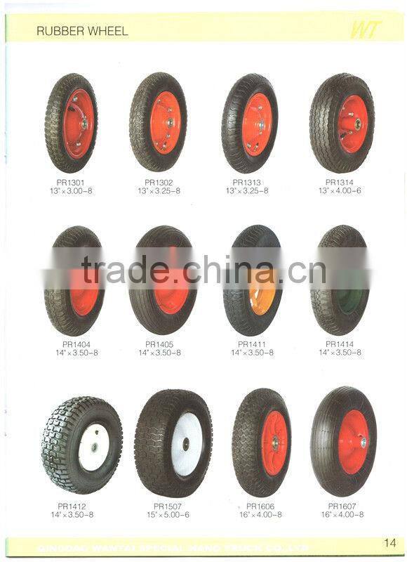 high quality wheelbarrow tyre inner tube 3.50-7