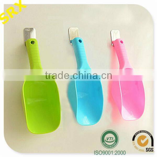 OEM Multi-use colorful high qualtiy plastic ice bucket scoop for sale, custom plastic ice scoops