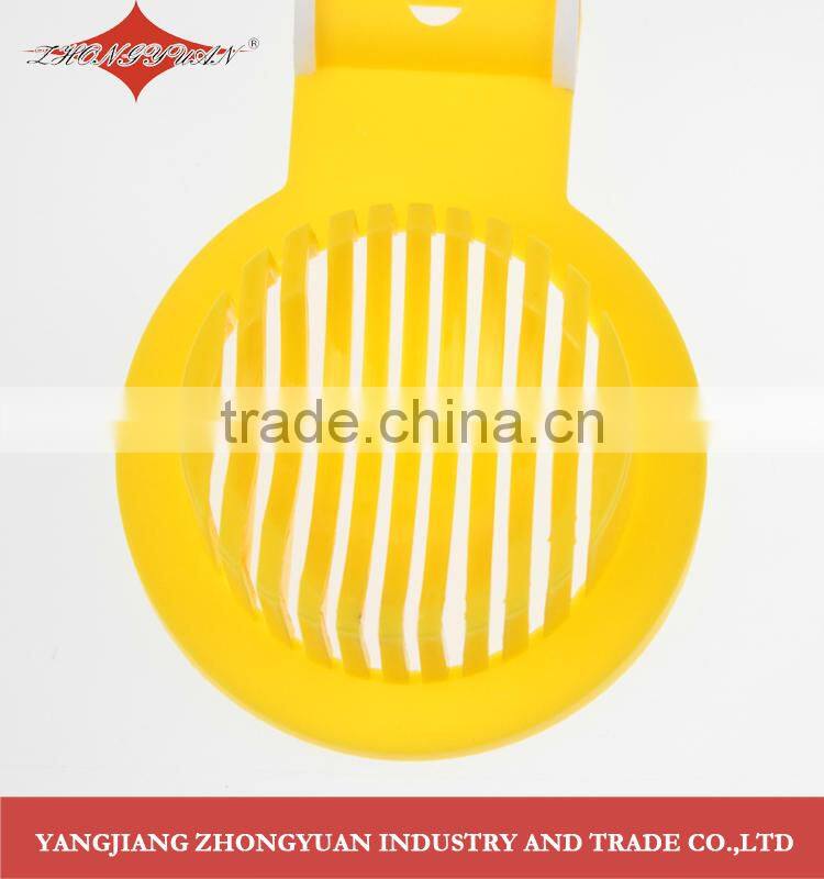kitchen gadget mini plastic egg slicer with steel wire