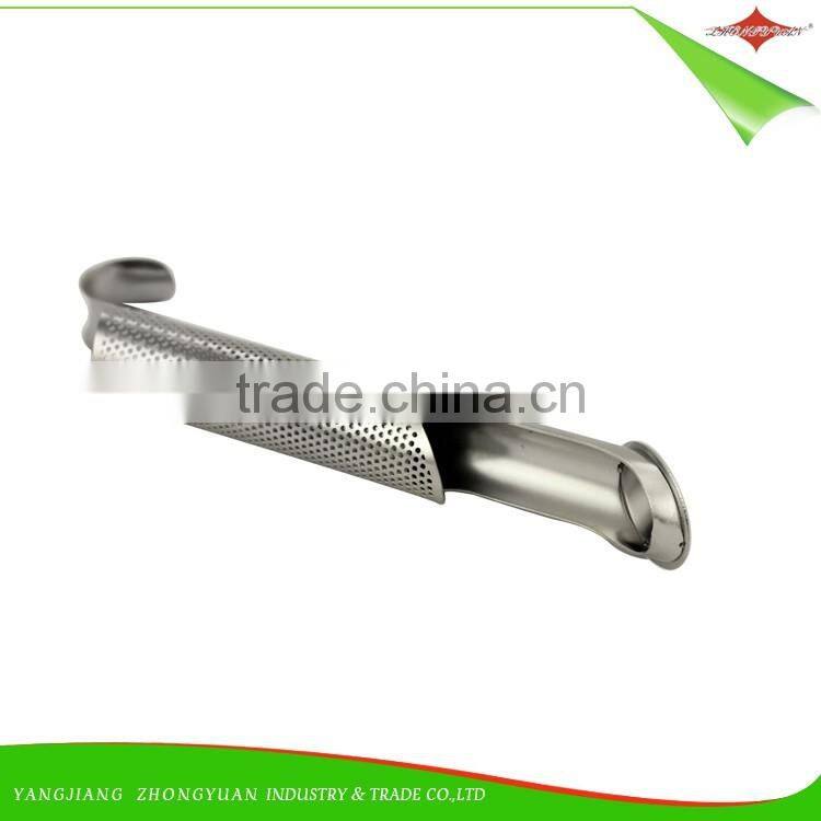 ZY-S3013 Fine mesh stainless steel tea stick infuser with hook