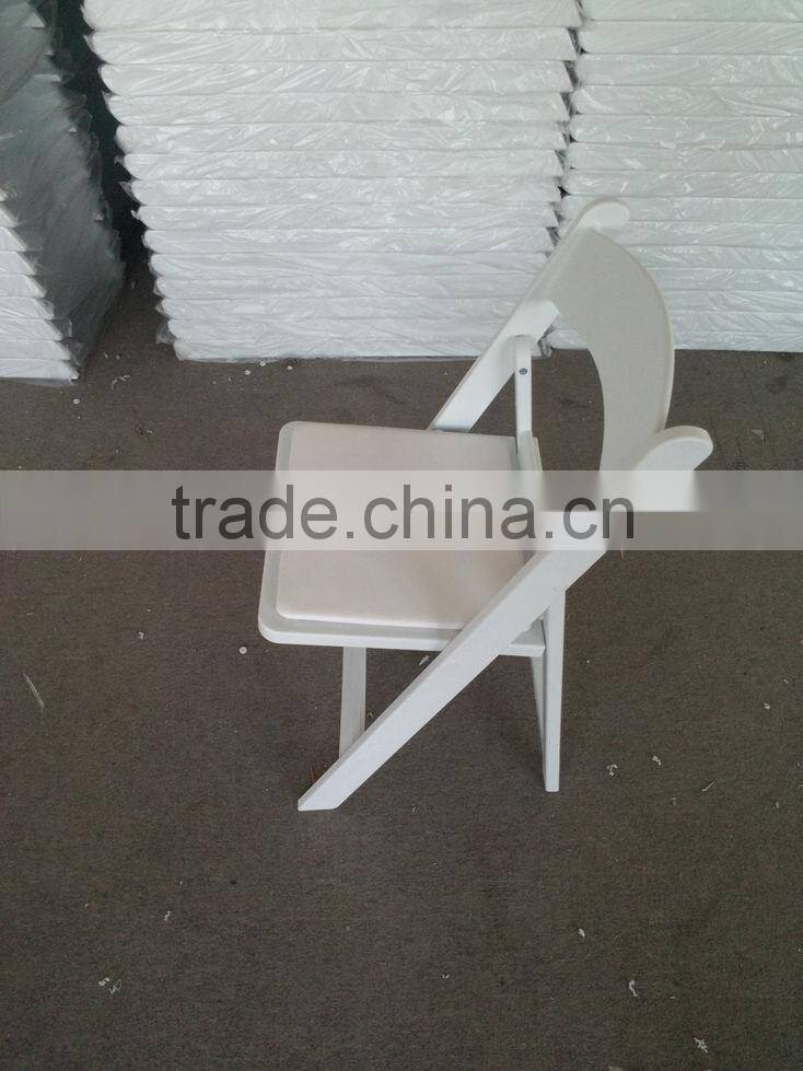 wholesale padded resin folding chair for banquet rental