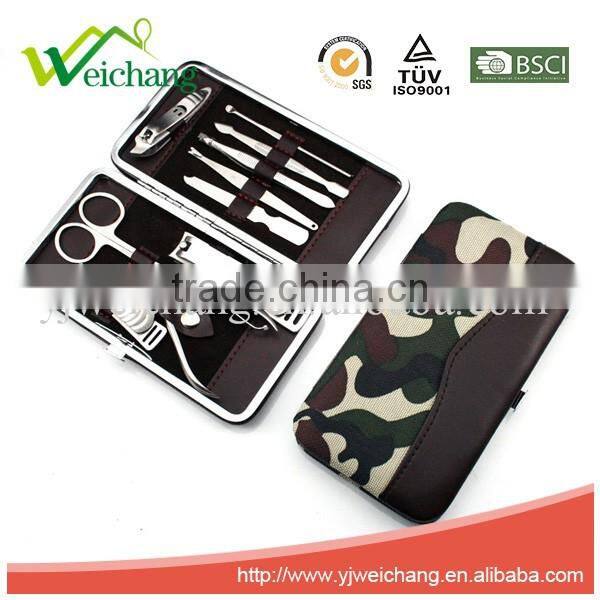 WCJ993 Stainless Steel Manicure Pedicure Ear pick Nail-Clippers Set Girl Manicure Pedicure Set