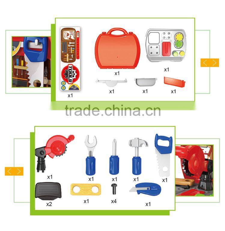 Wholesale pretend play toy plastic hard plastic tool case