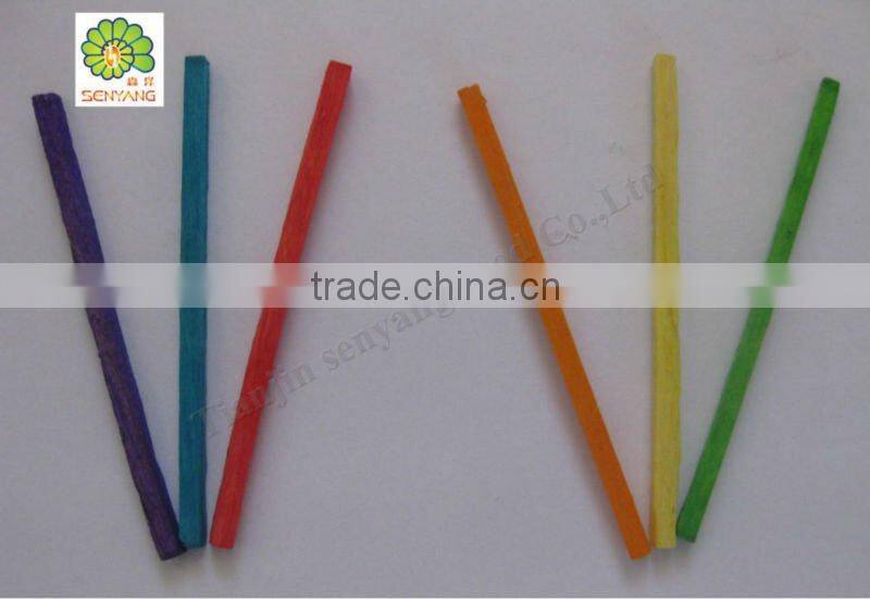 shaped mixed colors kid toys round DIY craft sticks