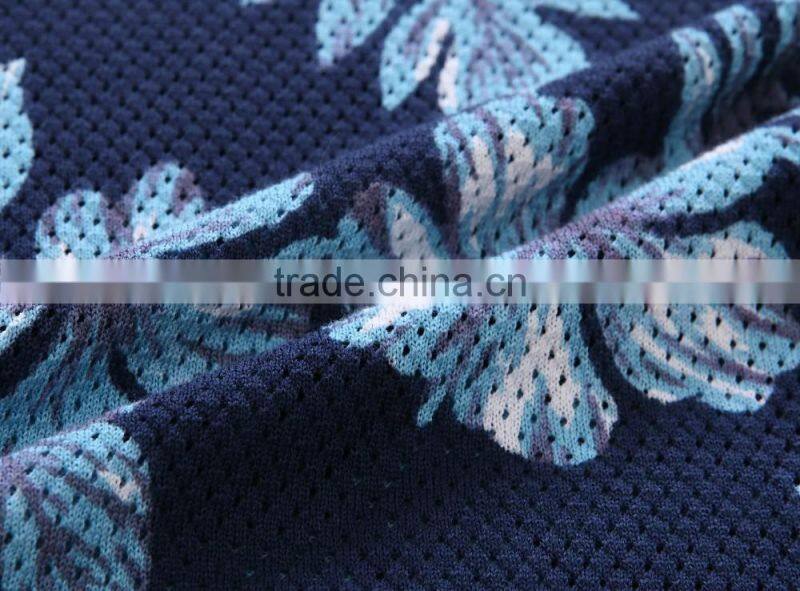 Men's round neck printed knitting pullover sweater