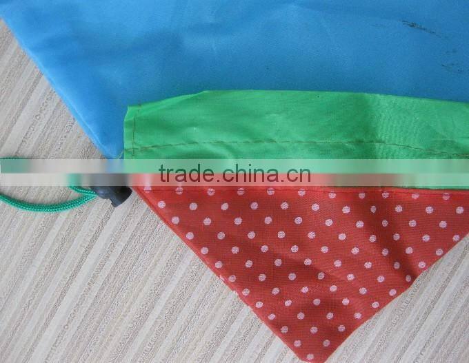 Mini fcolor oldable promotional gift starwberry nylon shopping bag