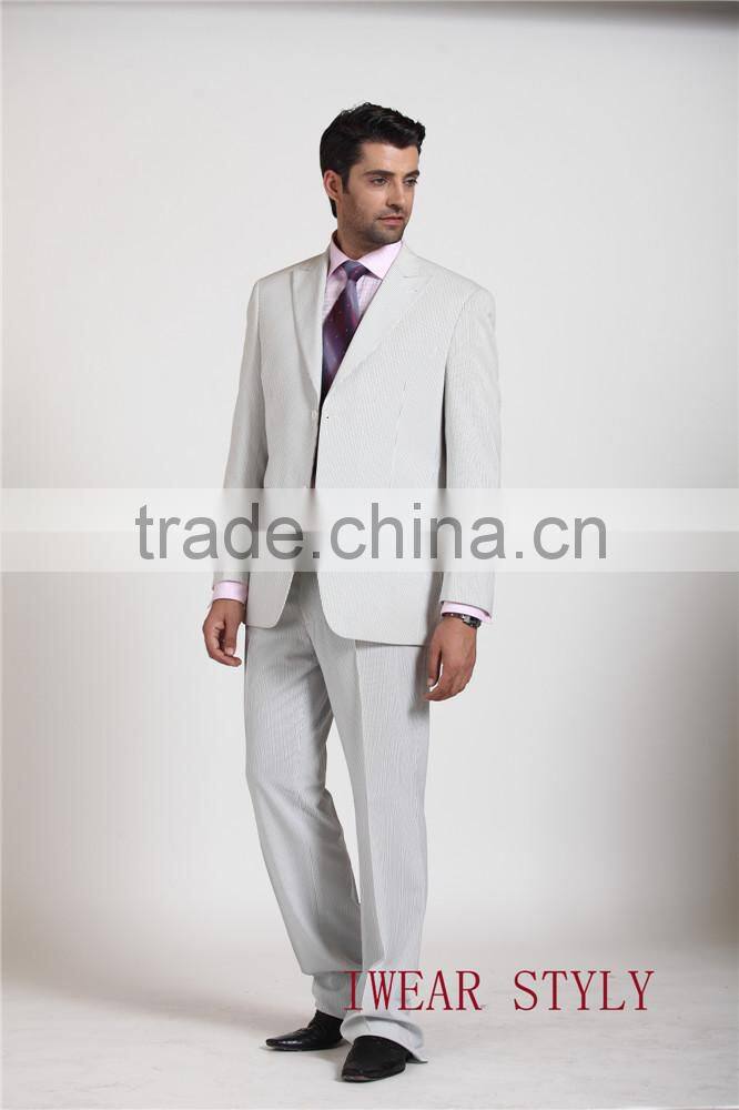Stripe 2PCS business suits for man / jacket & pant