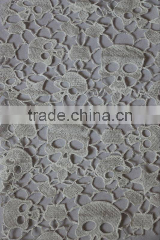 Embroided flower Design Fabric