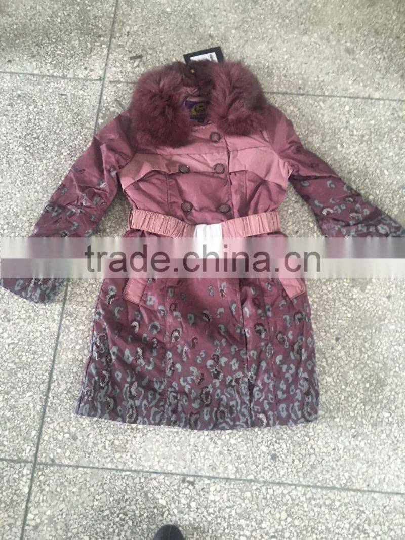 GZY sheepskin coat women skinny waterproof model outdoors china 2017 guangzhou suppier stock latest cheap export african