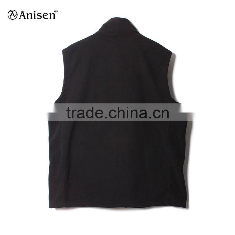 oem service clothing fleece custom plain men vest