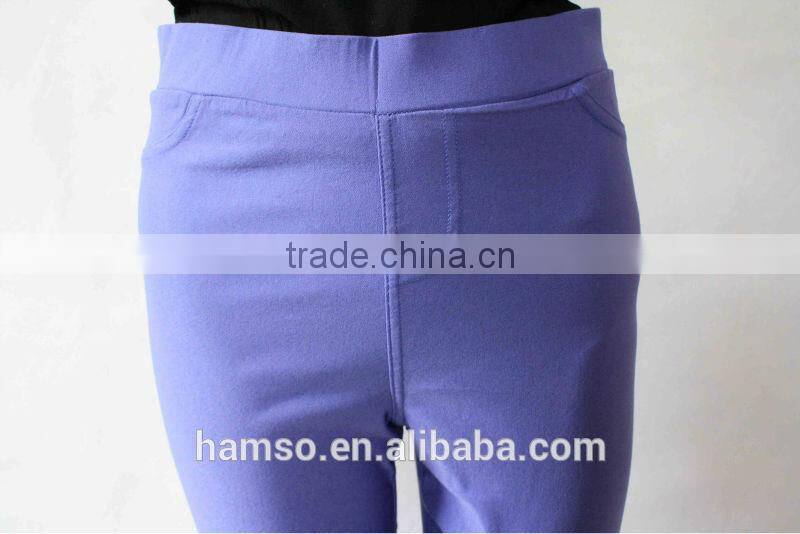 Purple popular cotton pencil pants