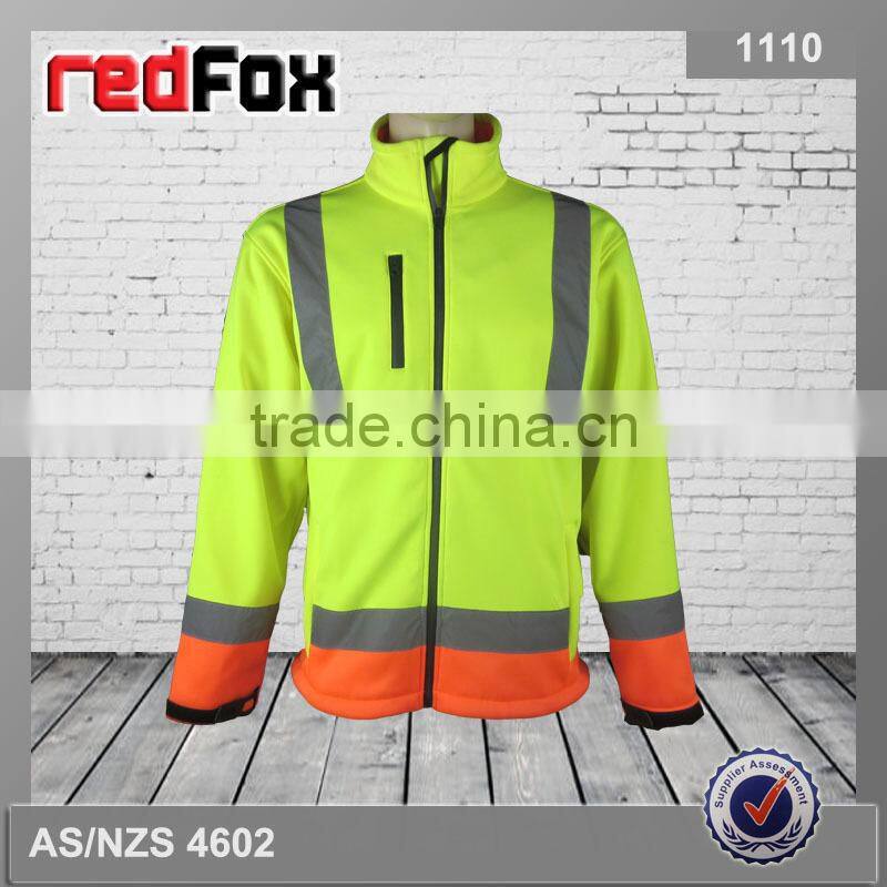 Hi Vis Reflective Safety Softshell Jacket