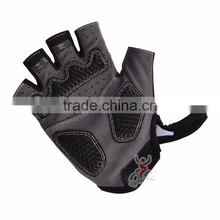 Professional Custom made high quality fashion half finger adults and kids cycling gloves bicycle