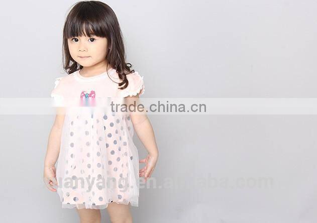 Hot sale bubble printing party dresses for fat girls