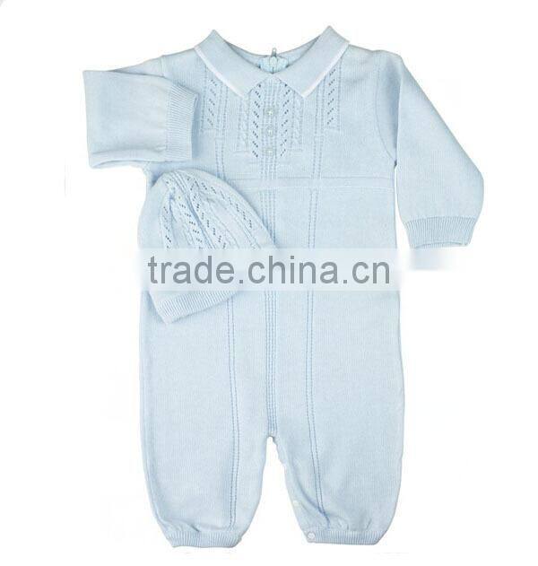 Sweater knitting wool for baby clothing boy romper