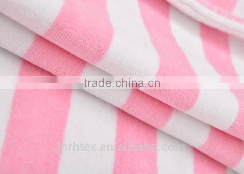 Kids and baby products cotton velour cloth stripe bathrobes wholesale