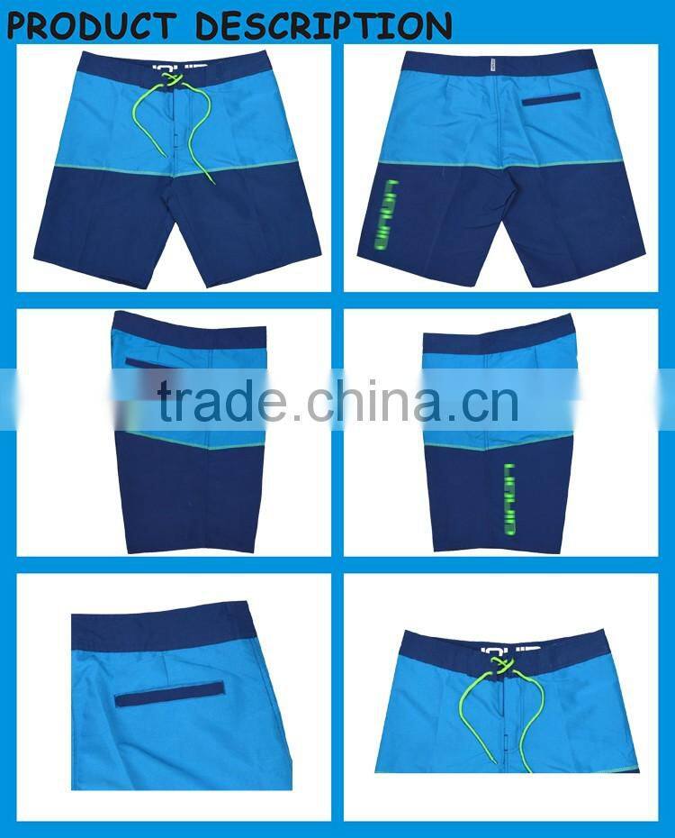 Private Label Contrast Color Board Shorts Manufacturer