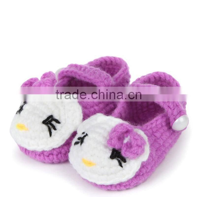 New arrival hot sale baby adult hand crochet wool shoes LBS20151223-19