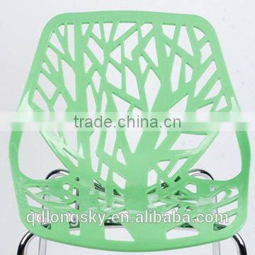 LS-4009 Wholesale Modern Cheap Colorful Stacking plastic Dining Chair For Dining Room Furniture