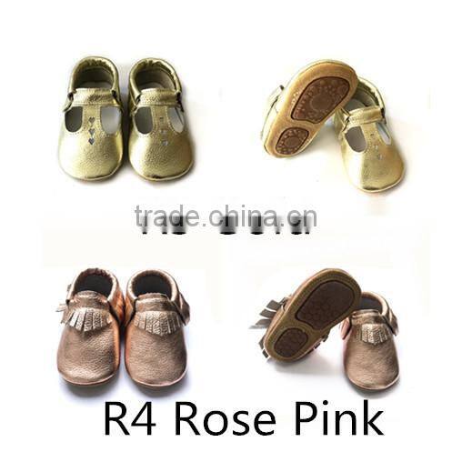 Wholesale shoes moccasins soft rubber sole baby shoes