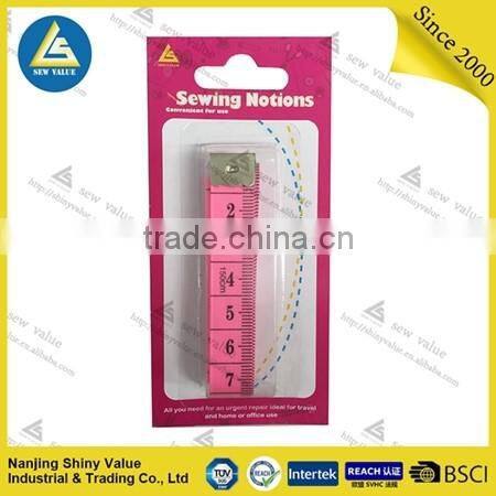 lovely 1.3*150cm soft shiny pink tape measure protable for sewing work