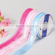 25mm Sheer Organza Pull Bow Ribbon with Satin Center
