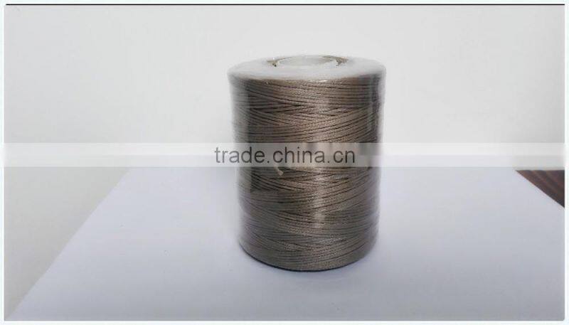 100% polyester waxed ,Sitching thread for shoes ,0.8MM,1.0mm.1.1MM