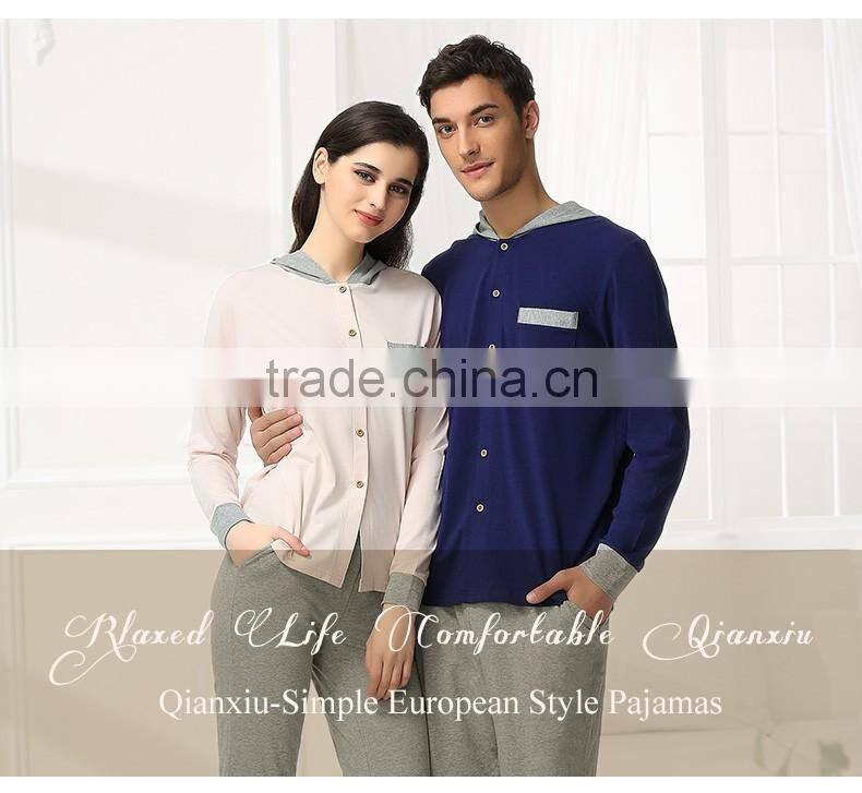 Eco-friendly Qianxiu Inventory Stock Long Cotton Nighties For Women